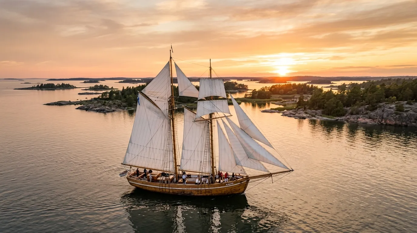Valborg purjeilla